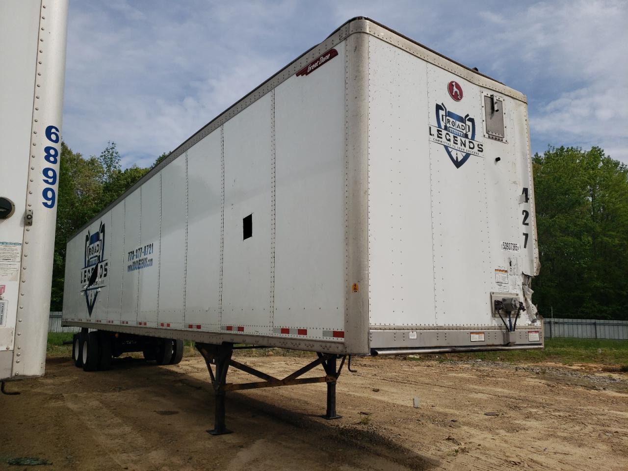Chatham, VA에서 판매 중인 2022 Great Dane Ccc-3314-01053 Dry Van Trailer - Rollover