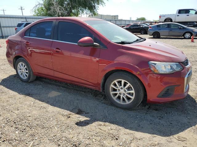 Sedans CHEVROLET SONIC 2017 Czerwony