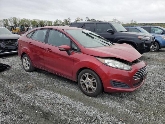  FORD FIESTA 2015 Czerwony