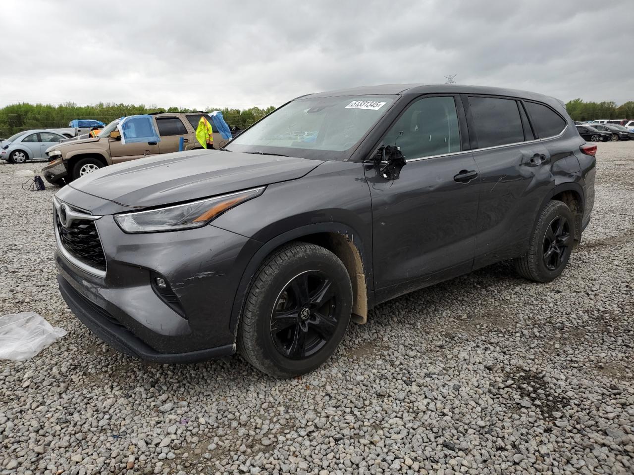 2021 Toyota Highlander L на продаже в Memphis, TN - Rear End