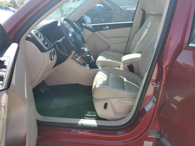  VOLKSWAGEN TIGUAN 2013 Czerwony