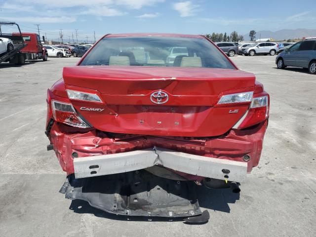  TOYOTA CAMRY 2014 Red