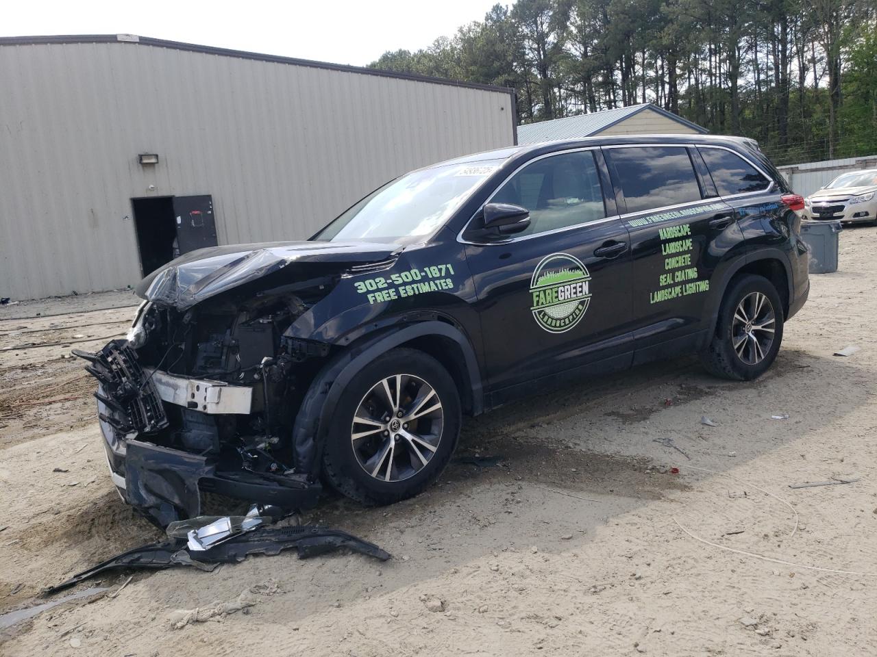 2017 Toyota Highlander Le продається в Seaford, DE - Front End