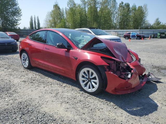  TESLA MODEL 3 2022 Czerwony