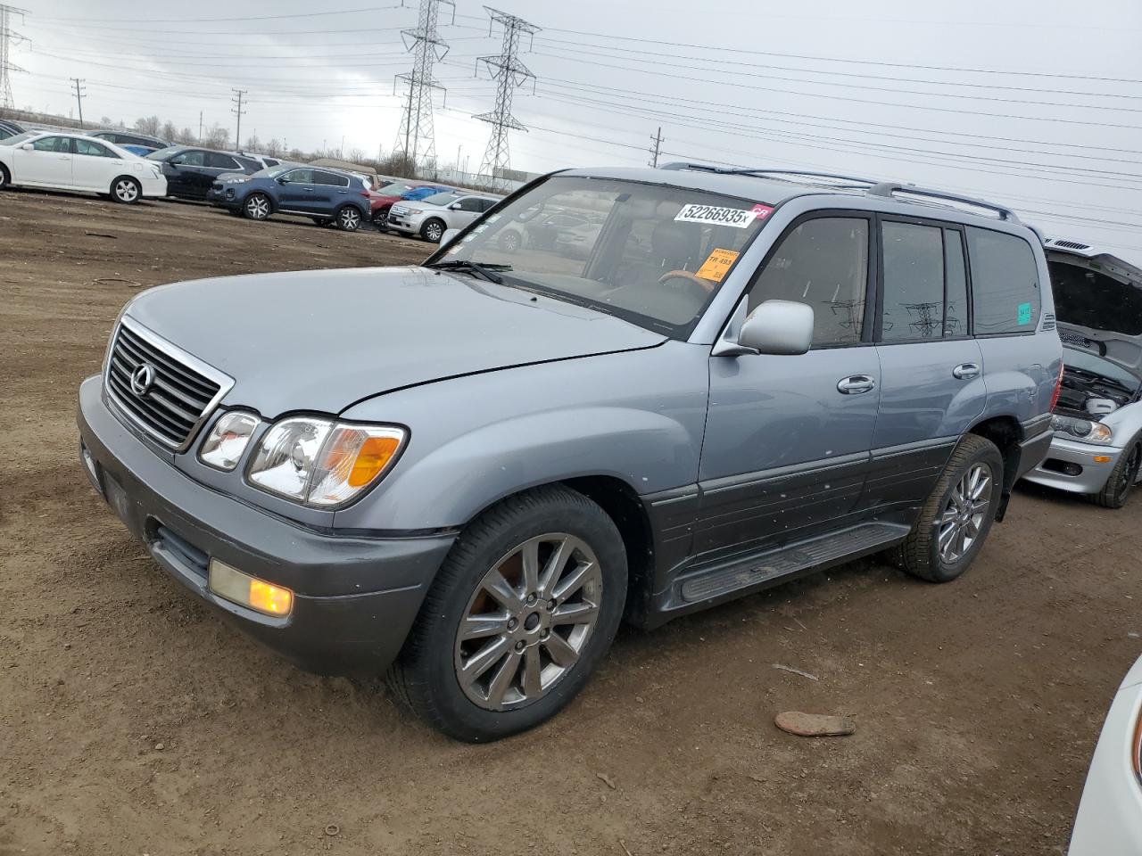 2001 Lexus Lx 470 продається в Elgin, IL - Minor Dent/Scratches