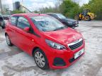 2016 PEUGEOT 108 ACTIVE for sale at Copart ST HELENS