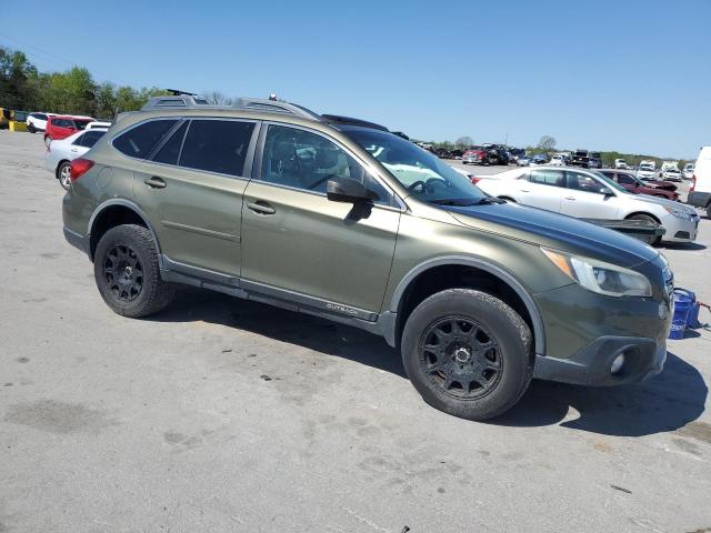  SUBARU OUTBACK 2015 Зеленый