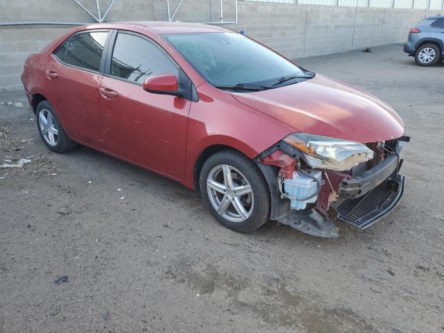 Sedans TOYOTA COROLLA 2017 Red