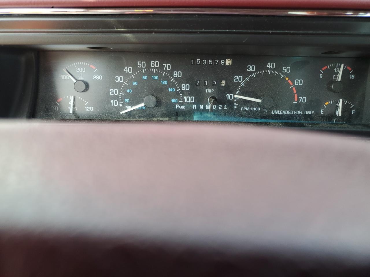 1992 Buick Park Avenue VIN: 1G4CW53L6N1639608 Lot: 54873115