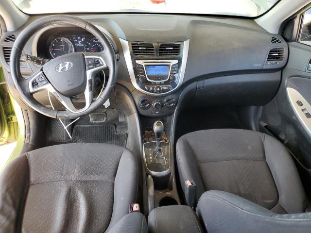  HYUNDAI ACCENT 2012 Зеленый