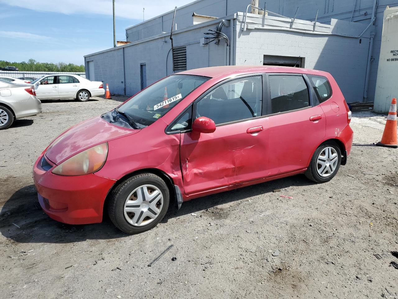 2008 Honda Fit للبيع في Fredericksburg، VA - Side