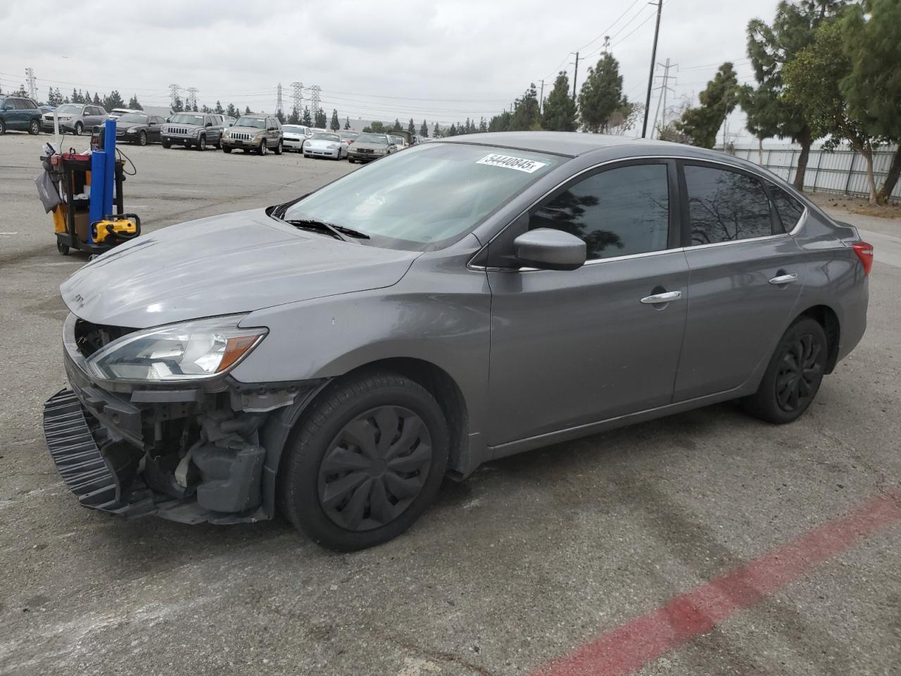 2017 Nissan Sentra S იყიდება Rancho Cucamonga-ში, CA - Front End