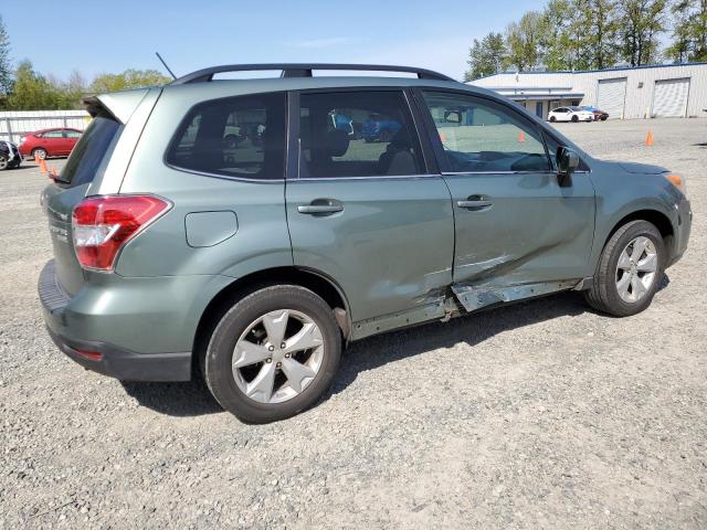  SUBARU FORESTER 2015 Zielony