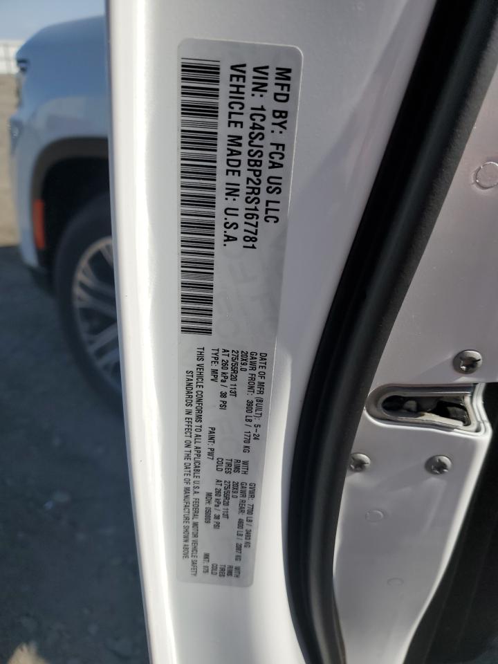 2024 Jeep Wagoneer L Series Ii VIN: 1C4SJSBP2RS167781 Lot: 54618225