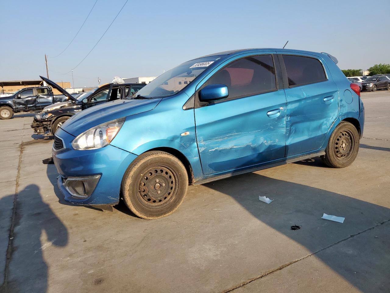 2017 Mitsubishi Mirage Es للبيع في Grand Prairie، TX - Side