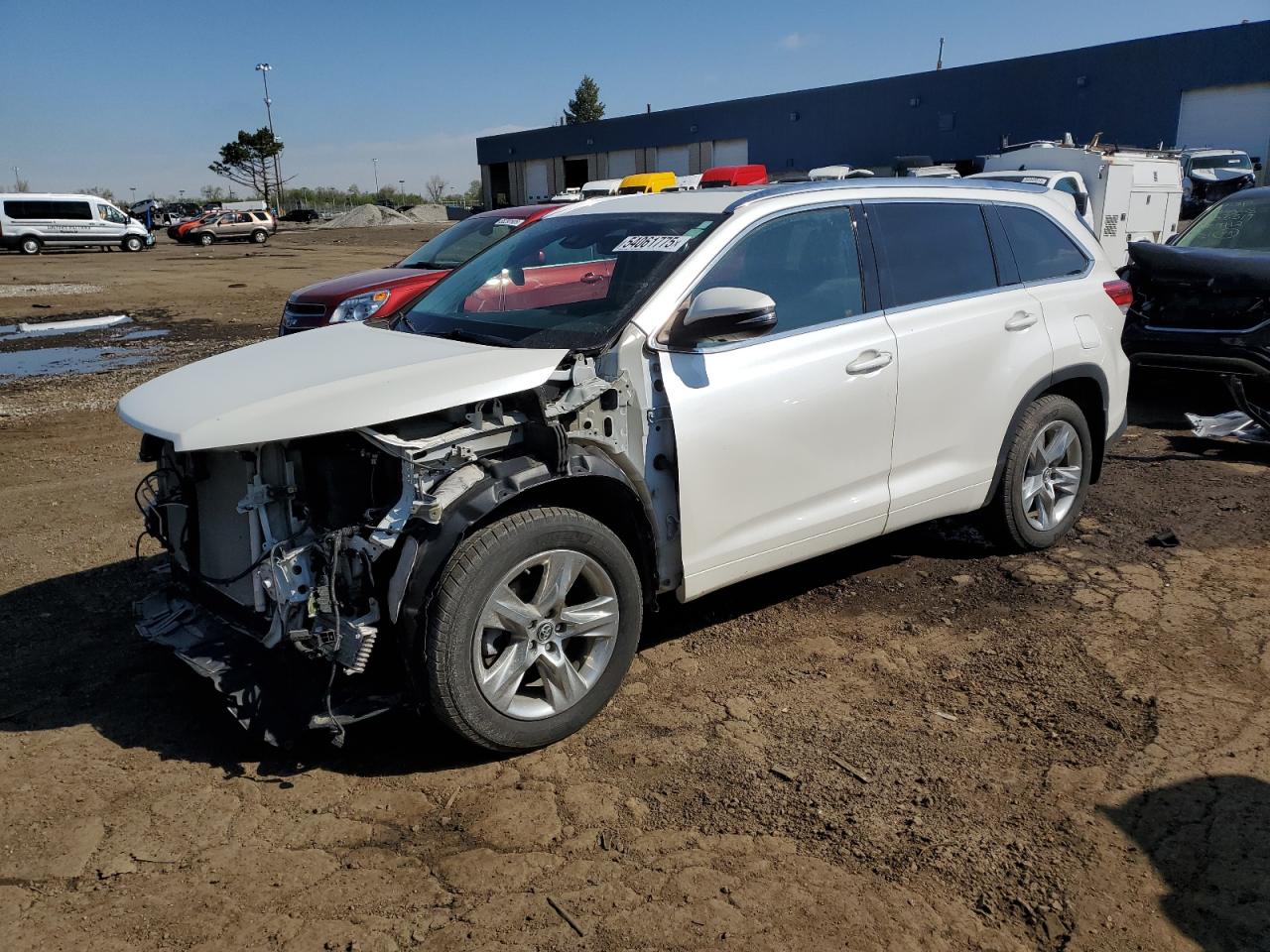 2019 Toyota Highlander Limited de vânzare în Woodhaven, MI - Front End