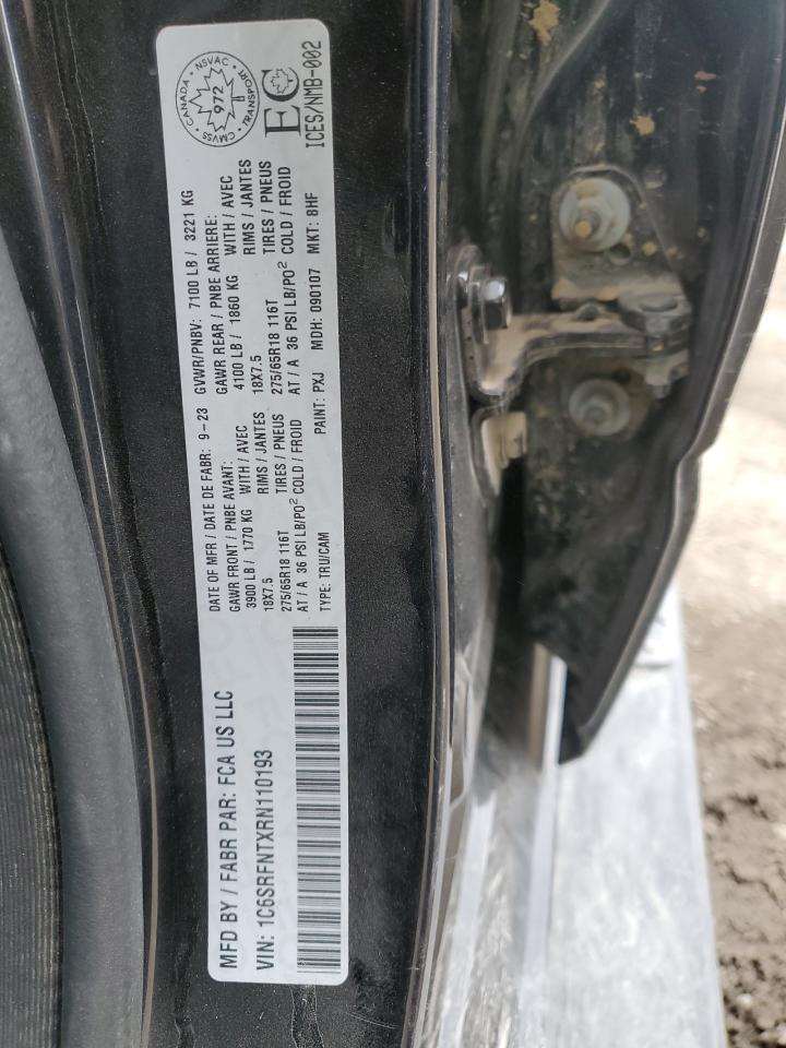 2024 Ram 1500 Tradesman VIN: 1C6SRFNTXRN110193 Lot: 52962215