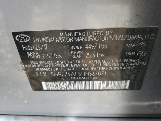 2017 HYUNDAI SONATA SE
