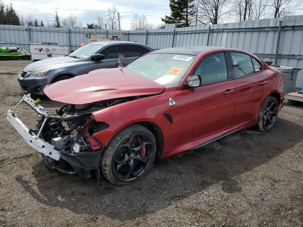 2017 Alfa Romeo Giulia Quadrifoglio en Venta en Bowmanville, ON - All Over