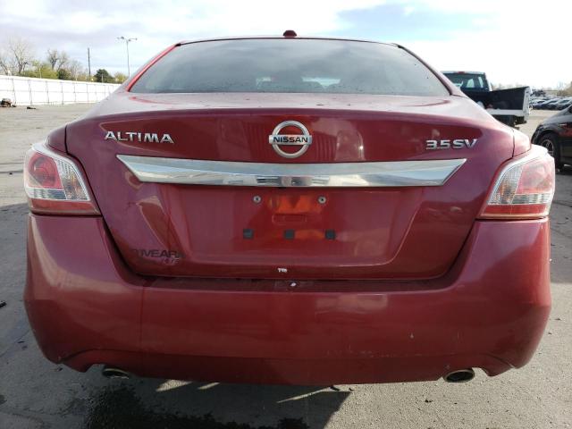 Седани NISSAN ALTIMA 2013 Червоний