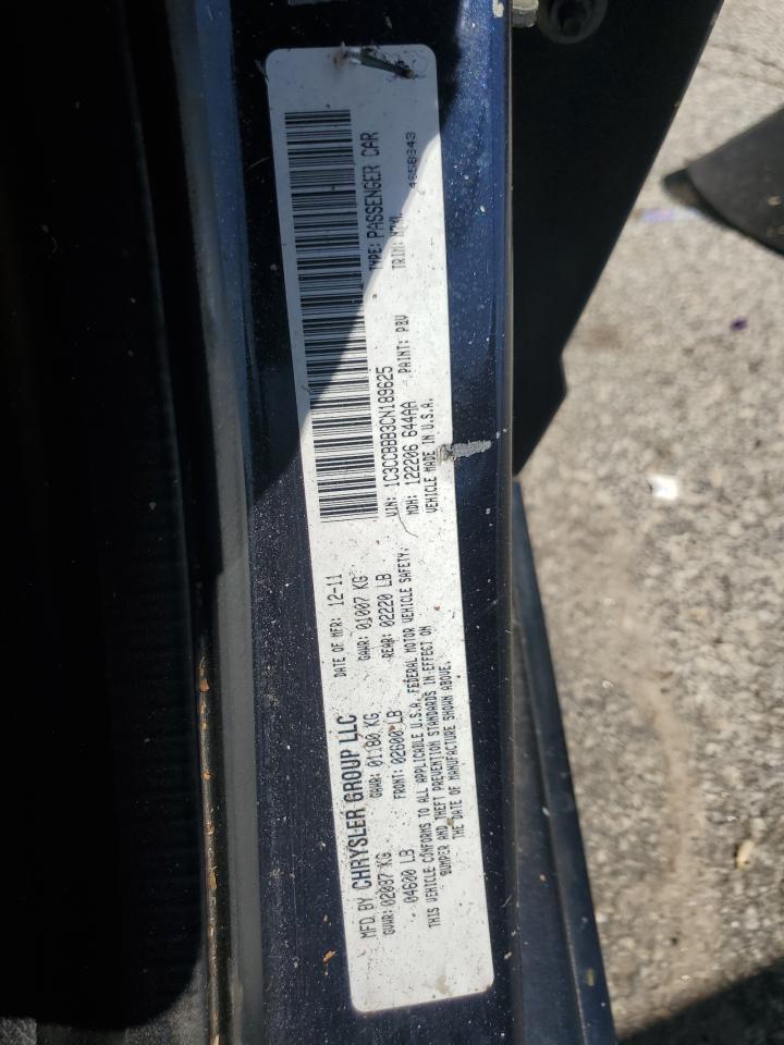 2012 Chrysler 200 Touring VIN: 1C3CCBBB3CN189625 Lot: 52030465