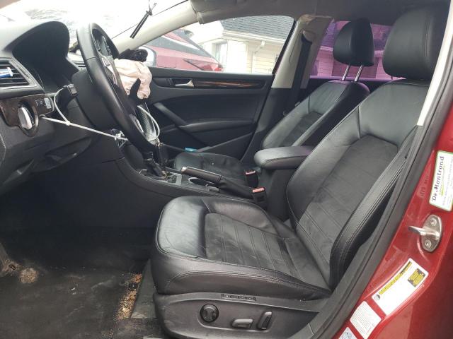  VOLKSWAGEN PASSAT 2015 Czerwony
