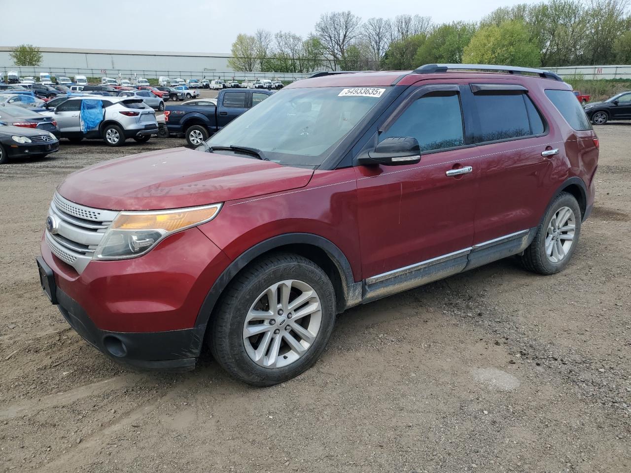 2014 Ford Explorer Xlt იყიდება Davison-ში, MI - Rear End