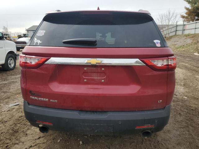 CHEVROLET TRAVERSE 2020 Czerwony