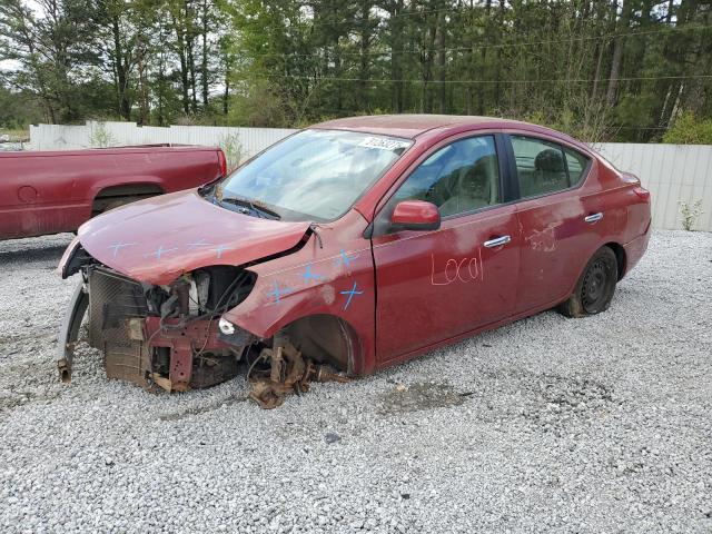  NISSAN VERSA 2012 Червоний
