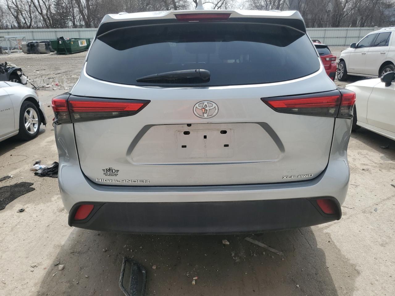 2021 Toyota Highlander Xle VIN: 5TDGZRBH4MS081292 Lot: 53674315