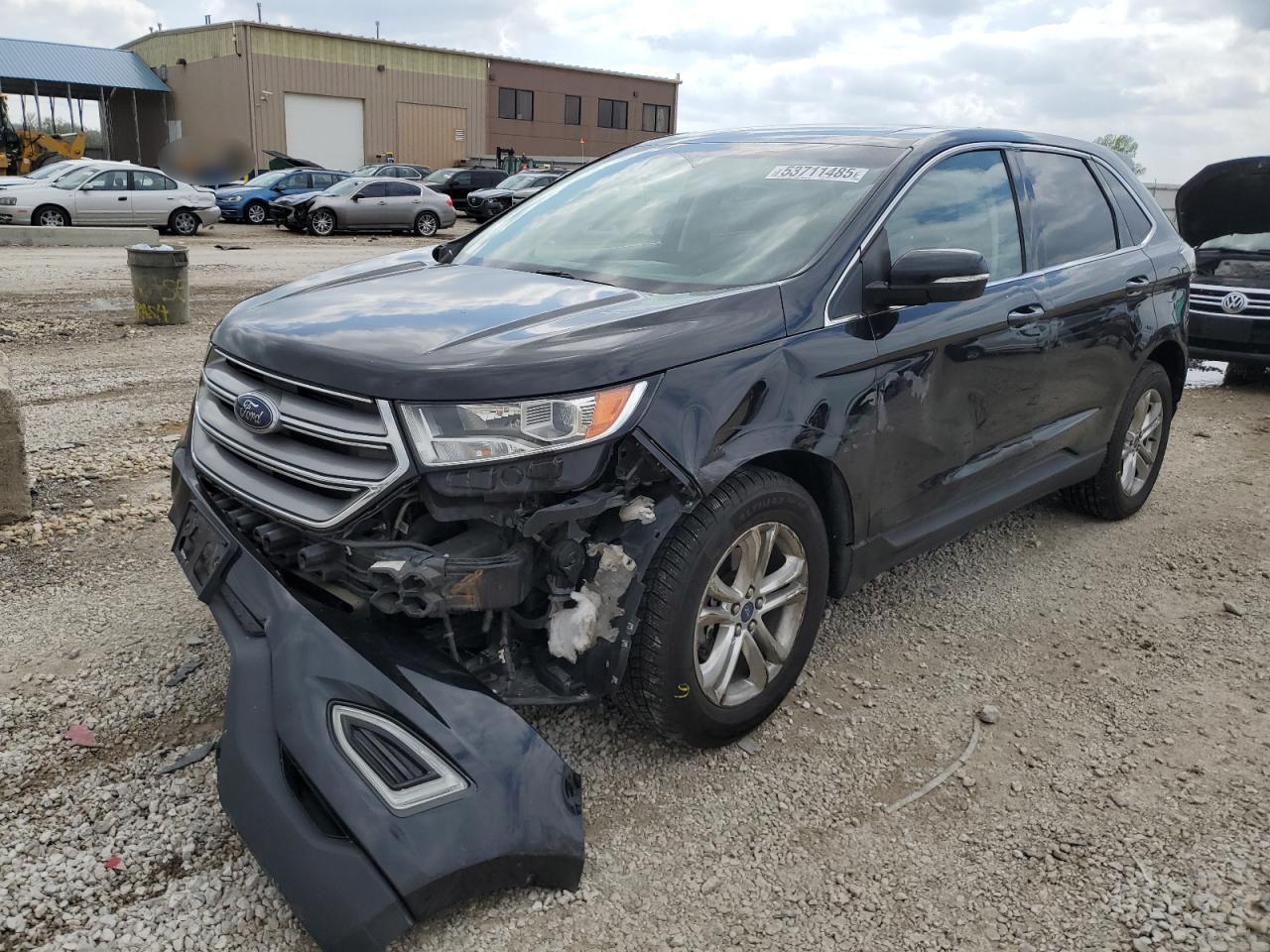 2017 Ford Edge Sel de vânzare în Kansas City, KS - Front End
