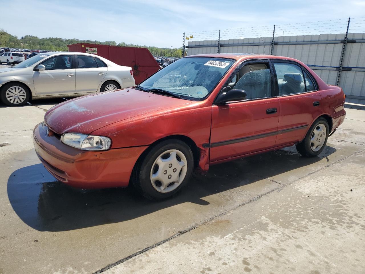 2001 Chevrolet Geo Prizm Base en Venta en Cahokia Heights, IL - Water/Flood