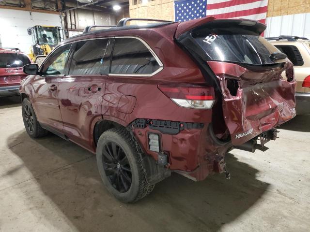  TOYOTA HIGHLANDER 2019 Burgundy