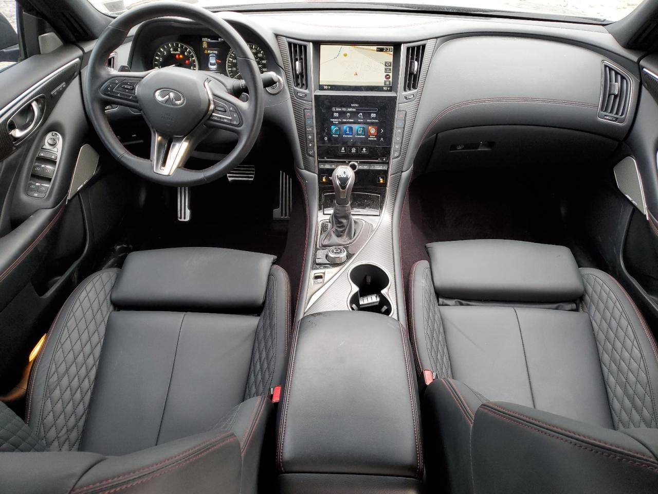 2023 Infiniti Q50 Red Sport 400 VIN: JN1FV7DR0PM590381 Lot: 53615215