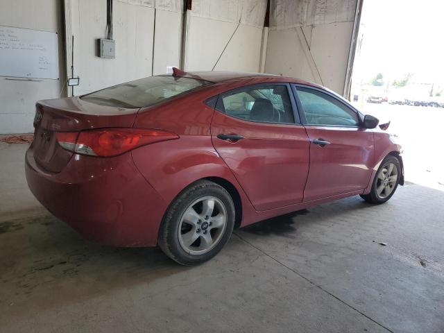 Sedans HYUNDAI ELANTRA 2013 Czerwony