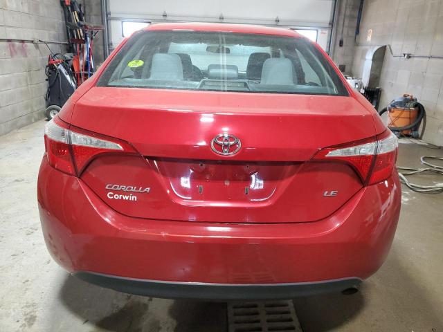 Седаны TOYOTA COROLLA 2015 Красный