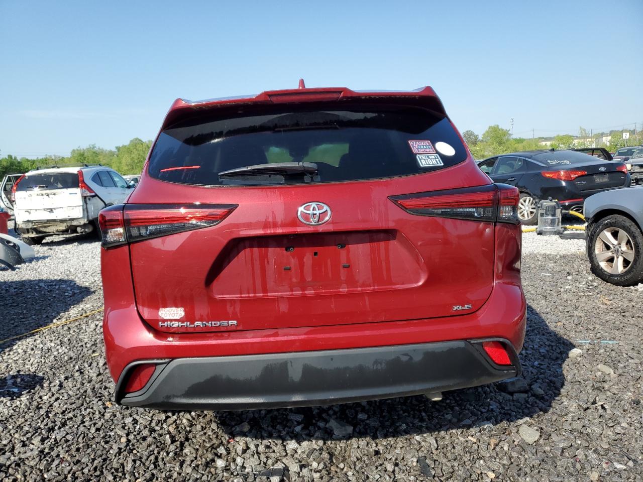 2020 Toyota Highlander Xle VIN: 5TDGZRAH2LS026937 Lot: 53614635