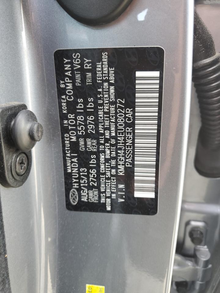 2014 Hyundai Equus Signature VIN: KMHGH4JH4EU080272 Lot: 54183775