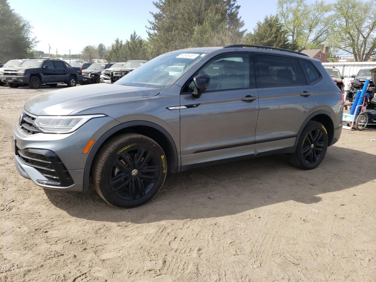 2022 Volkswagen Tiguan Se R-Line Black იყიდება Finksburg-ში, MD - Side