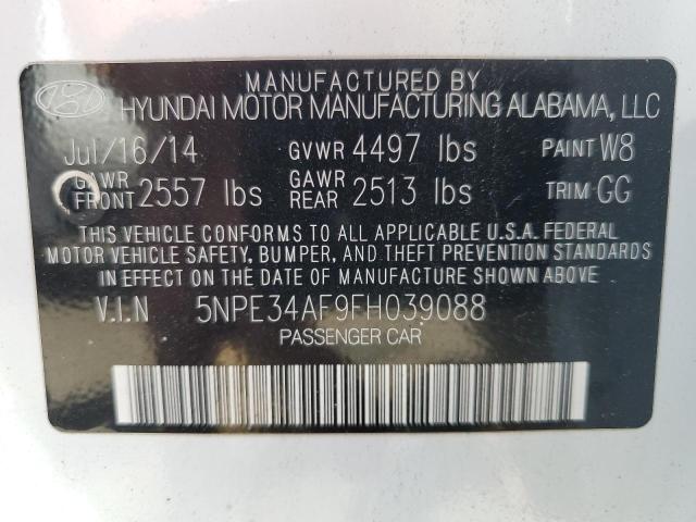 2015 HYUNDAI SONATA SPORT