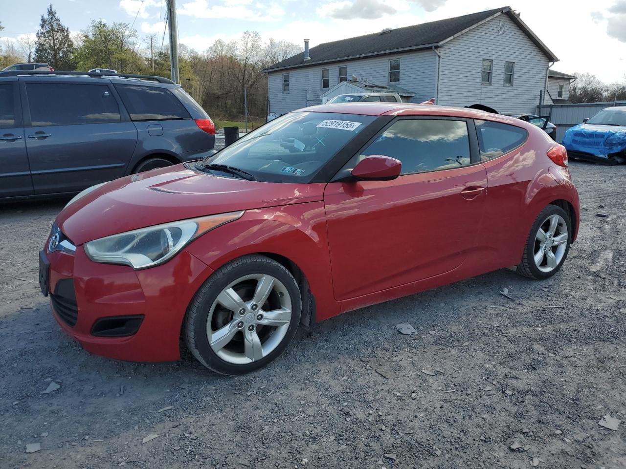 2014 Hyundai Veloster იყიდება York Haven-ში, PA - Side