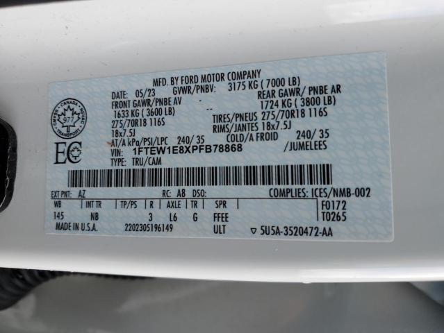 2023 FORD F150 SUPERCREW