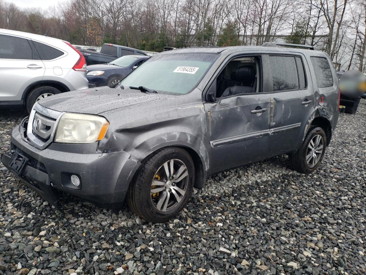 2011 Honda Pilot Exl de vânzare în North Billerica, MA - All Over