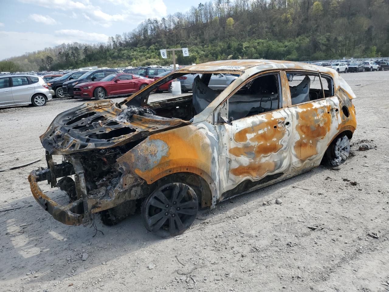2018 Kia Sportage Lx en Venta en Hurricane, WV - Burn