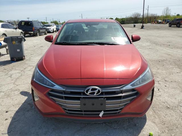  HYUNDAI ELANTRA 2019 Червоний