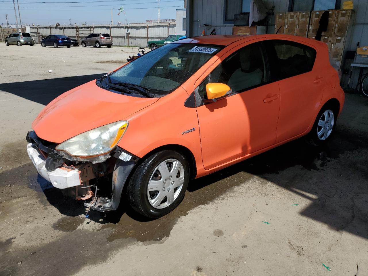 2012 Toyota Prius C na sprzedaż w Los Angeles, CA - Front End