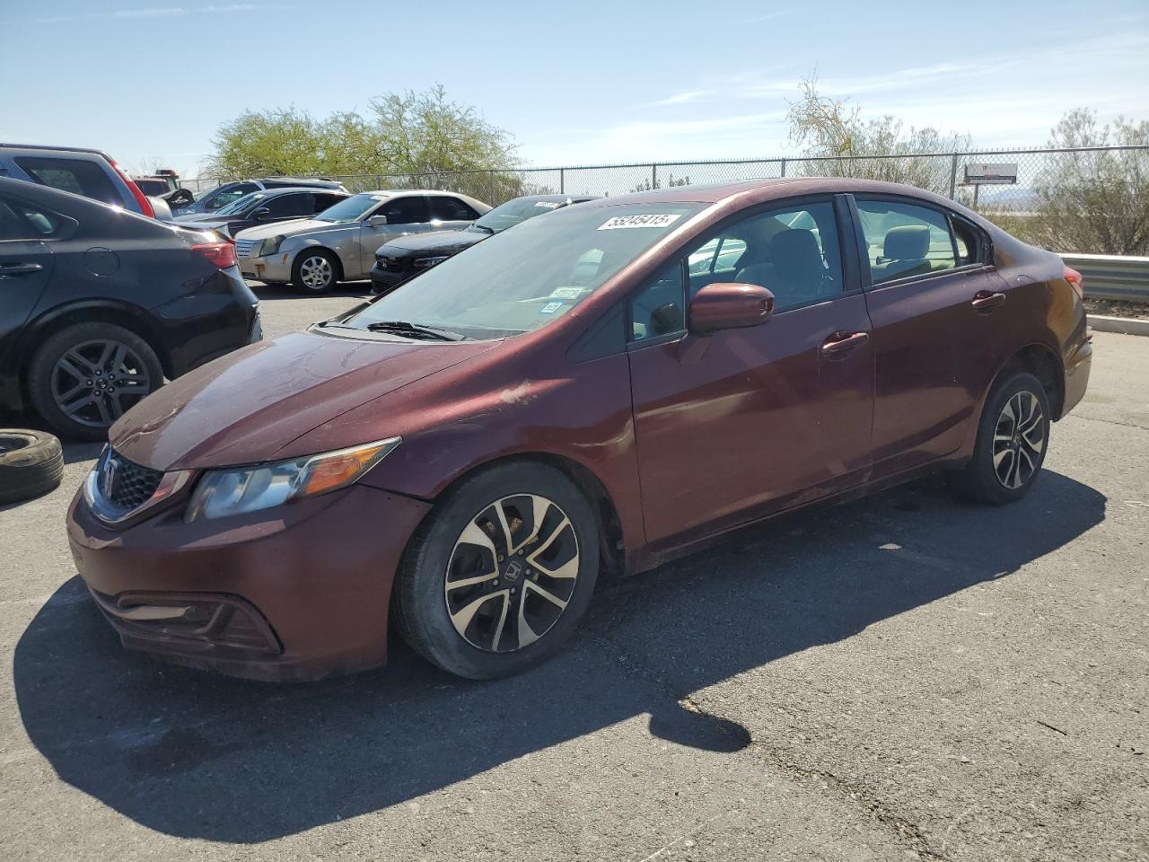 2014 Honda Civic Ex for Sale in North Las Vegas, NV - Front End
