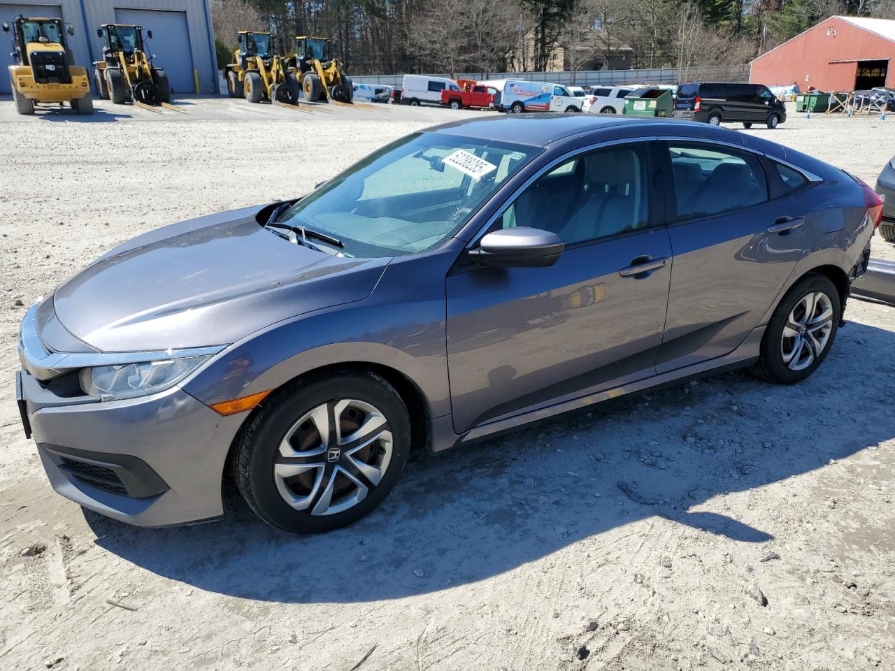 2016 Honda Civic Lx en Venta en Mendon, MA - Rear End