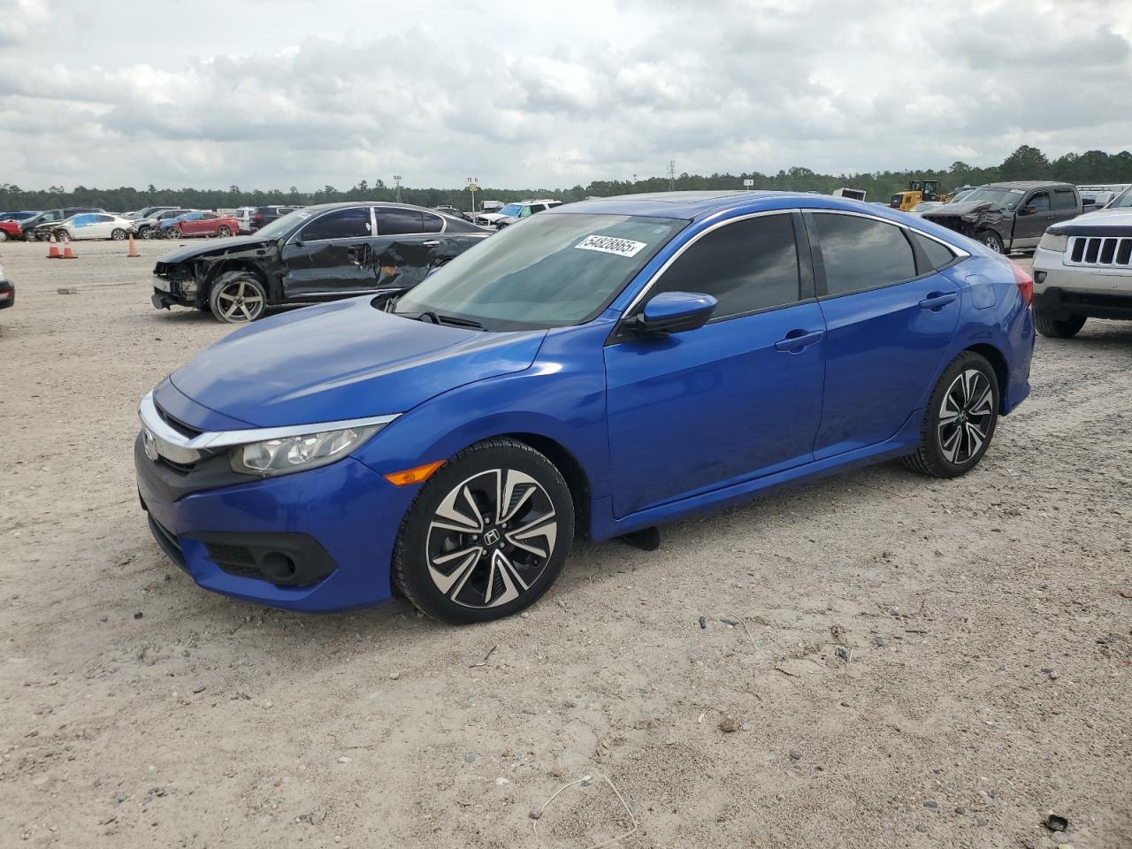 2018 Honda Civic Exl იყიდება Houston-ში, TX - Water/Flood