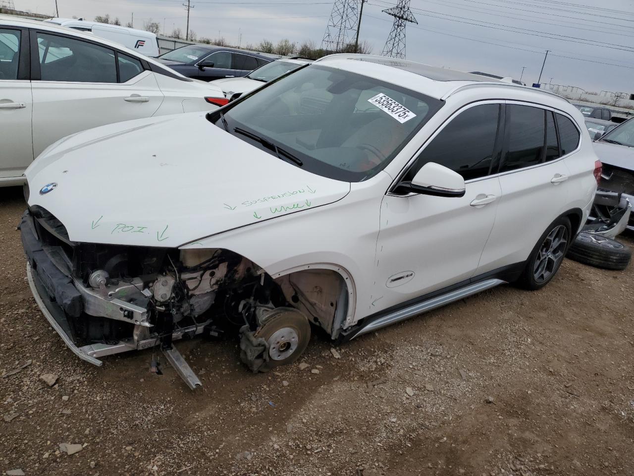 2018 Bmw X1 Xdrive28I na sprzedaż w Elgin, IL - Front End